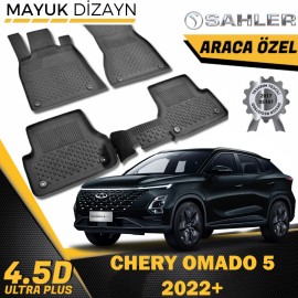 Chery Omoda 5 2022+ Uyumlu Sahler Araca Özel 4.5D Havuzlu Paspas