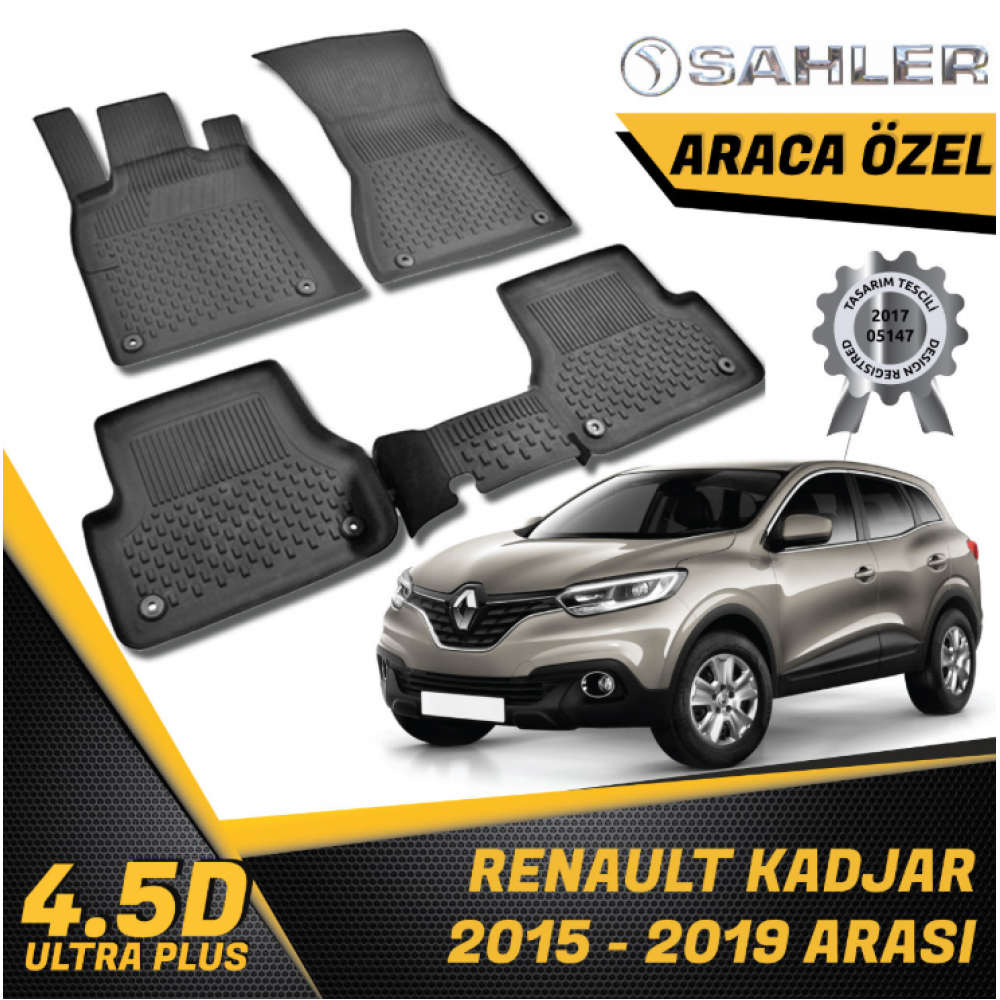  Renault Kadjar Paspas SAHLER 4.5D Paspas (2015-2019) -- MAYUK Dizayn --