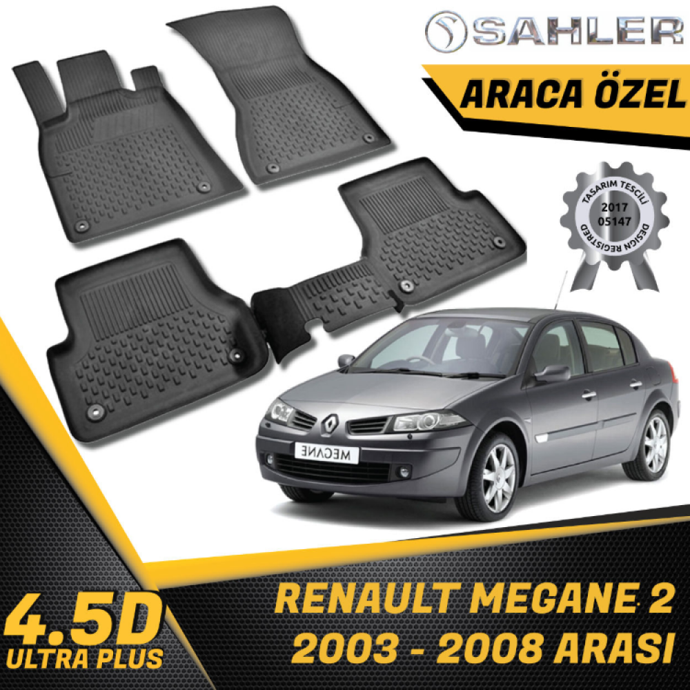  Renault Megane 2 Sedan Paspas SAHLER 4.5D Paspas (2003-2008) -- MAYUK Dizayn --