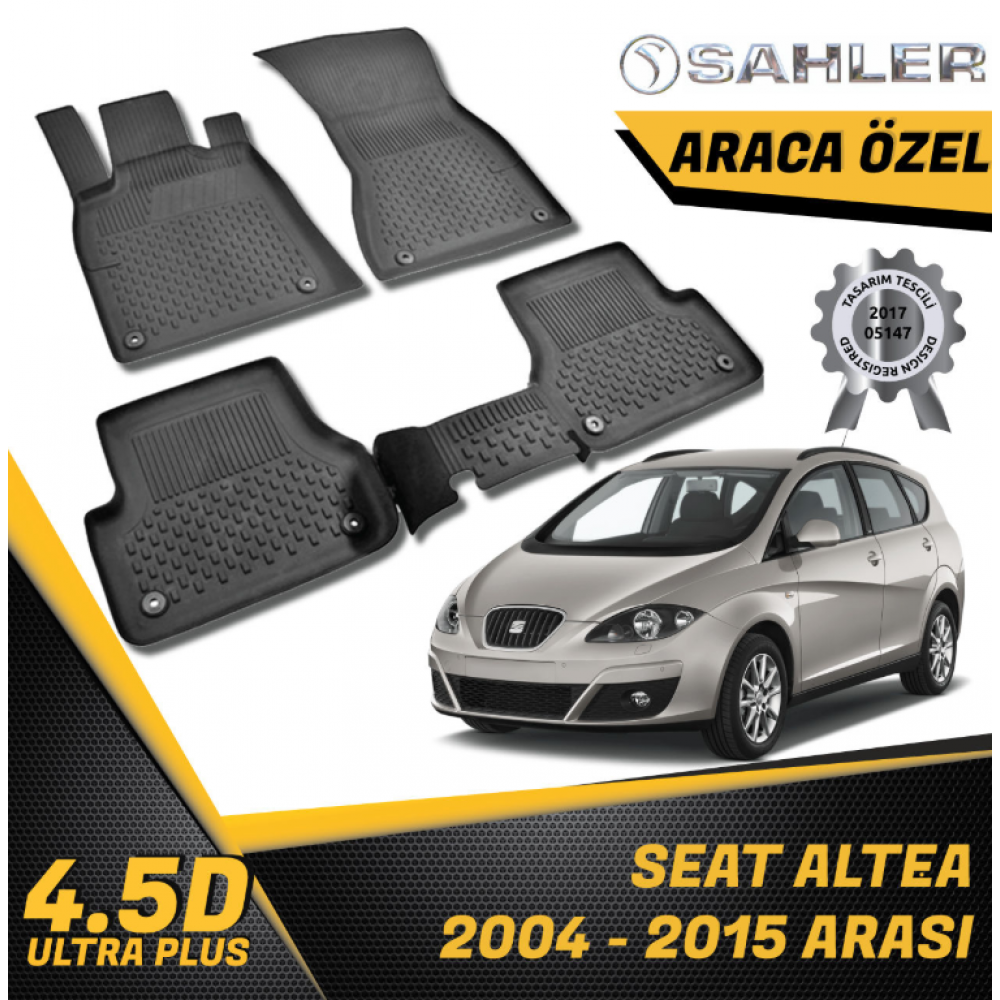  Seat Altea Paspas SAHLER 4.5D Paspas (2004-2015) -- MAYUK Dizayn --