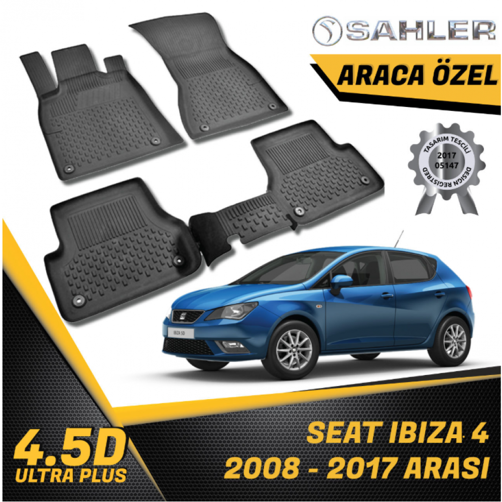  Seat Ibiza 4 Paspas SAHLER 4.5D Paspas (2008-2017) -- MAYUK Dizayn --