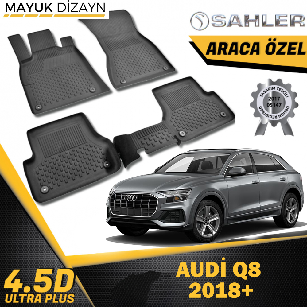 AUDİ Q8 (2018+) Sahler LUX Seri Oto Paspas