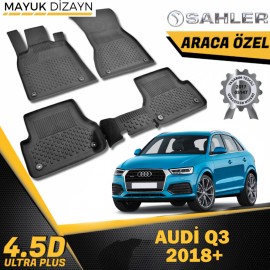  Audi Q3 Havuzlu Paspas SAHLER 4.5D Paspas (2018+) -- MAYUK Dizayn --