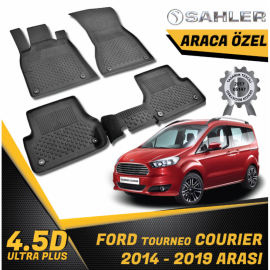  Ford Courier Tourneo Havuzlu Paspas SAHLER 4.5D Paspas (2014-2018) -- MAYUK Dizayn --