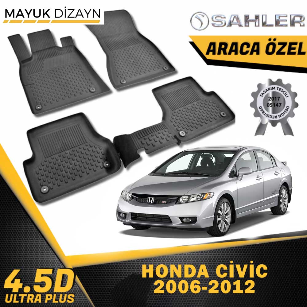 HONDA CİVİC 2006-2012 4.5D SAHLER HAVUZLU PASPAS