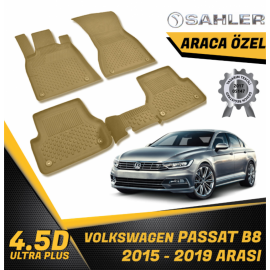  Volkswagen Passat B8 Bej SAHLER 4.5D Paspas (2015-2019) -- MAYUK Dizayn --