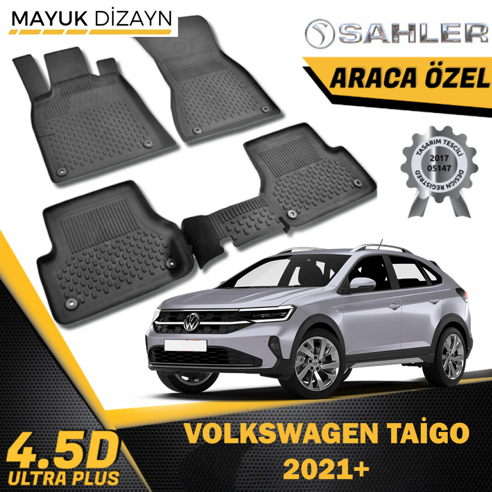 VOLKSWAGEN TAİGO 2021+ UYUMLU SAHLER 4.D PASPAS --MAYUK DİZAYN--