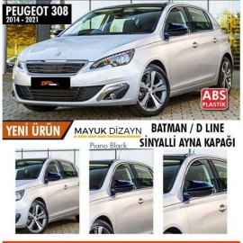 PEUGEOT 308 (2014-2021) BATMAN YARASA AYNA KAPAĞI