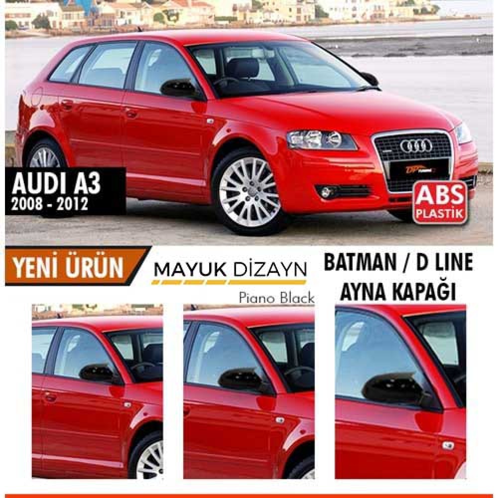 AUDİ A3 8P (2008-2012) BATMAN YARASA AYNA KAPAĞI