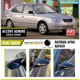 HYUNDAİ ACCENT ADMİRE (2003-2006) BATMAN YARASA AYNA KAPAĞI