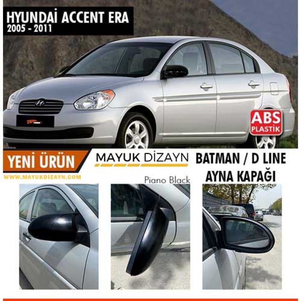 HYUNDAİ ACCENT ERA (2005-2011) BATMAN YARASA AYNA KAPAĞI