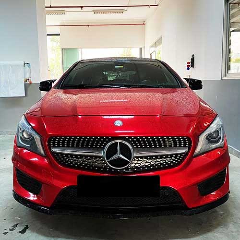 CLA W117 Batman Yarasa Ayna Kapağı Piano Black / 2013-2018