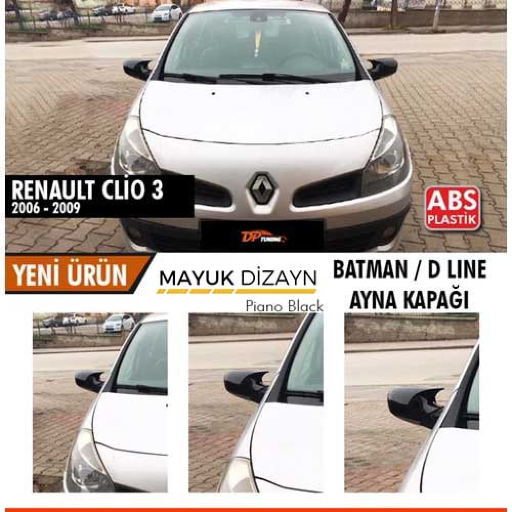 RENAULT CLİO 3 (2006-2009) BATMAN YARASA AYNA KAPAĞI