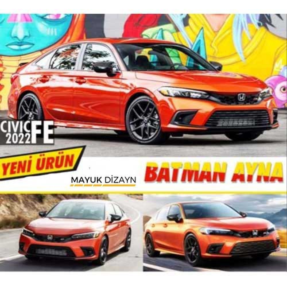 HONDA CİVİC FE (2022+) BATMAN YARASA AYNA KAPAĞI