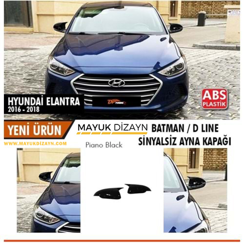 HYUNDAİ ELANTRA (2016-2018) BATMAN YARASA AYNA KAPAĞI