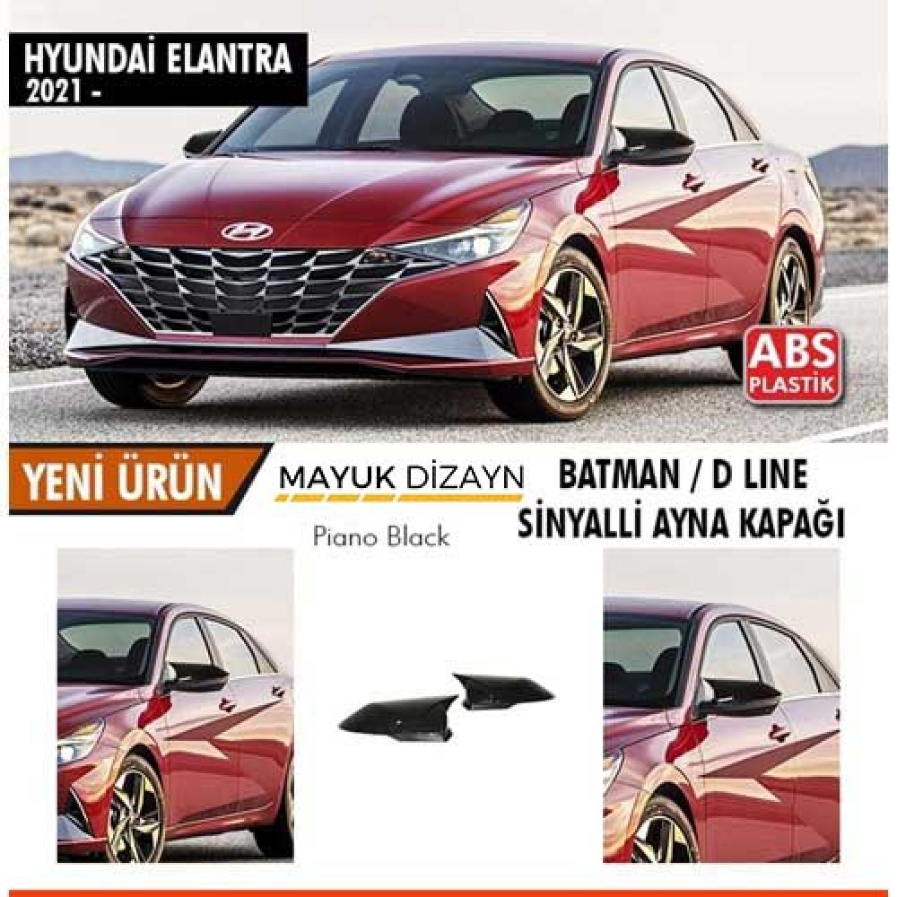 HYUNDAİ ELANTRA (2021+) BATMAN YARASA AYNA KAPAĞI