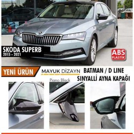 SKODA SUPERB (2015-2021) BATMAN YARASA AYNA KAPAĞI