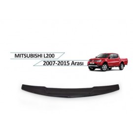 Mitsubishi L200 2003-2015 Kaput Rüzgarlığı PARLAK SİYAH -- MAYUK DİZAYN --