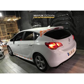 Opel Astra J Opc Plastik Marşpiel