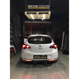 Opel Astra J Rieger Difüzör Makyajlı Kasa