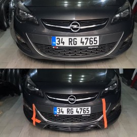 Opel Astra J S Dizayn HB  Makyajlı Ön Tampon Panjur Nikelajı  -- MAYUK Dizayn --