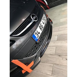 Opel Astra J S Dizayn HB  Makyajlı Ön Tampon Panjur Nikelajı  -- MAYUK Dizayn --