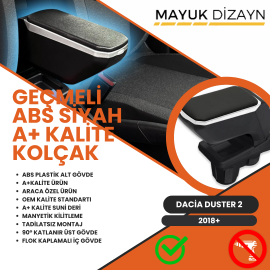 Dacia Duster 2 Vidasız Kol Dayama Kolçak Geçmeli Abs 2018 Üzeri A Kalite