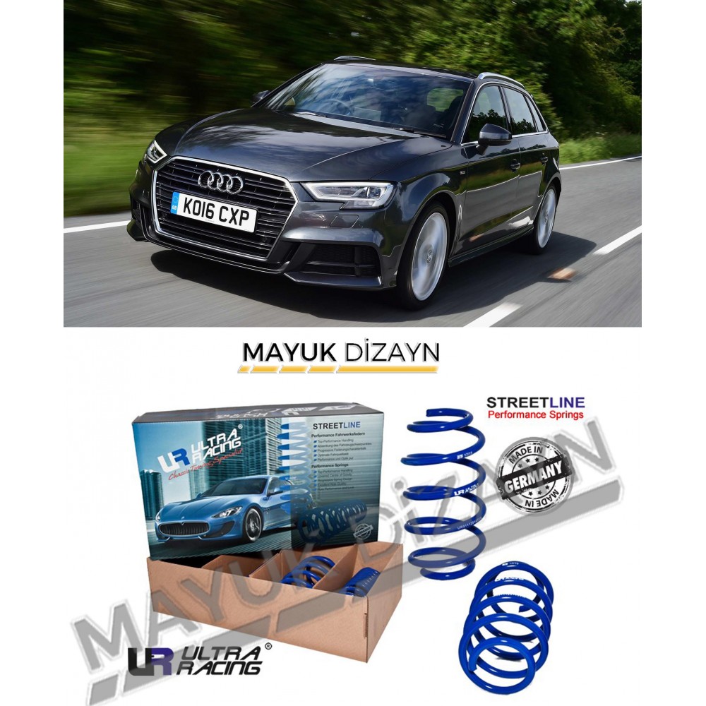 AUDİ A3 8V ULTRA RACİNG SPOR YAY (2012-2016) --MAYUK Dizayn--