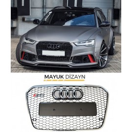 AUDİ A6 C7 RS6 Ön Panjur 2012-2014 --MAYUK Dizayn--