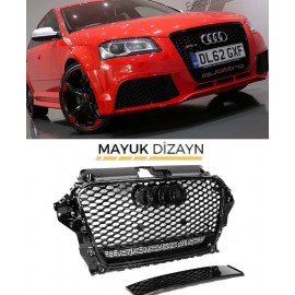 AUDİ A3 8V RS3 Quattro Ön Panjur 2013-2016 --MAYUK Dizayn--