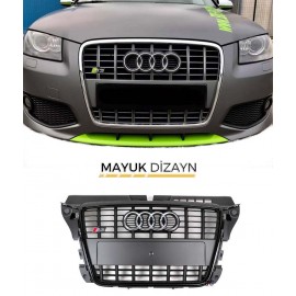 AUDİ A3 8P S3 Ön Panjur 2009-2012 --MAYUK Dizayn--