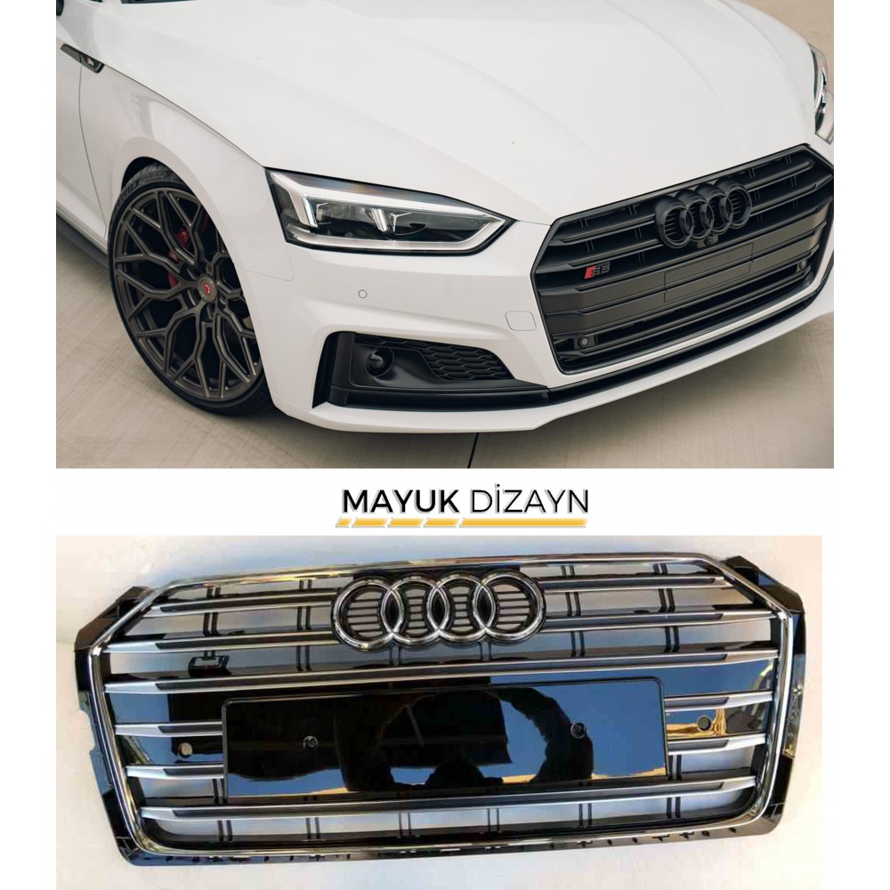 AUDİ A5 B9 S5 Ön Panjur (2016-) --MAYUK Dizayn--