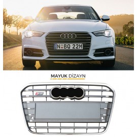 AUDİ A6 C7 S6 FL Ön Panjur 2014-2017 --MAYUK Dizayn--