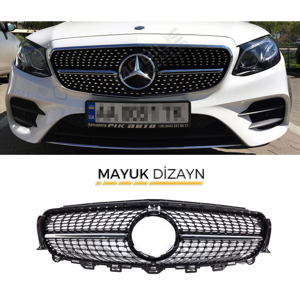 Mercedes W213 Diamond Ön Panjur (2016-) --MAYUK Dizayn--