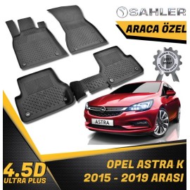 Opel ASTRA K 2015-2019 SAHLER 4D Havuzlu Paspas -- MAYUK Dizayn --