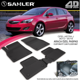 Opel Astra J HB SAHLER 4D Havuzlu Paspas -- MAYUK Dizayn --