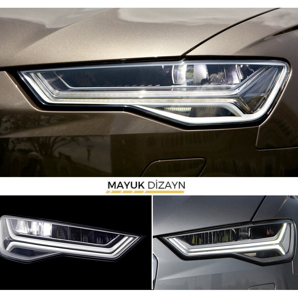 AUDİ A6 C7 OEM Matrix Ledli Far Seti (2014-) --MAYUK Dizayn--