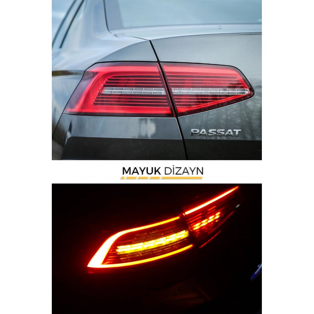 VW PASSAT B8 Highline Ledli Stop Takımı (2014-) --MAYUK Dizayn--