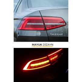 VW PASSAT B8 Highline Ledli Stop Takımı (2014-) --MAYUK Dizayn--