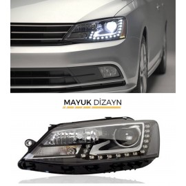 VW JETA MK6 Highline Ledli Far Seti (2011-) --MAYUK Dizayn--