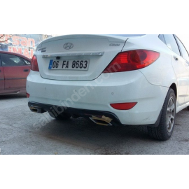 Hyundai Accent BLue Bodykit Set