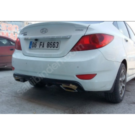 Hyundai Accent BLue Bodykit Set